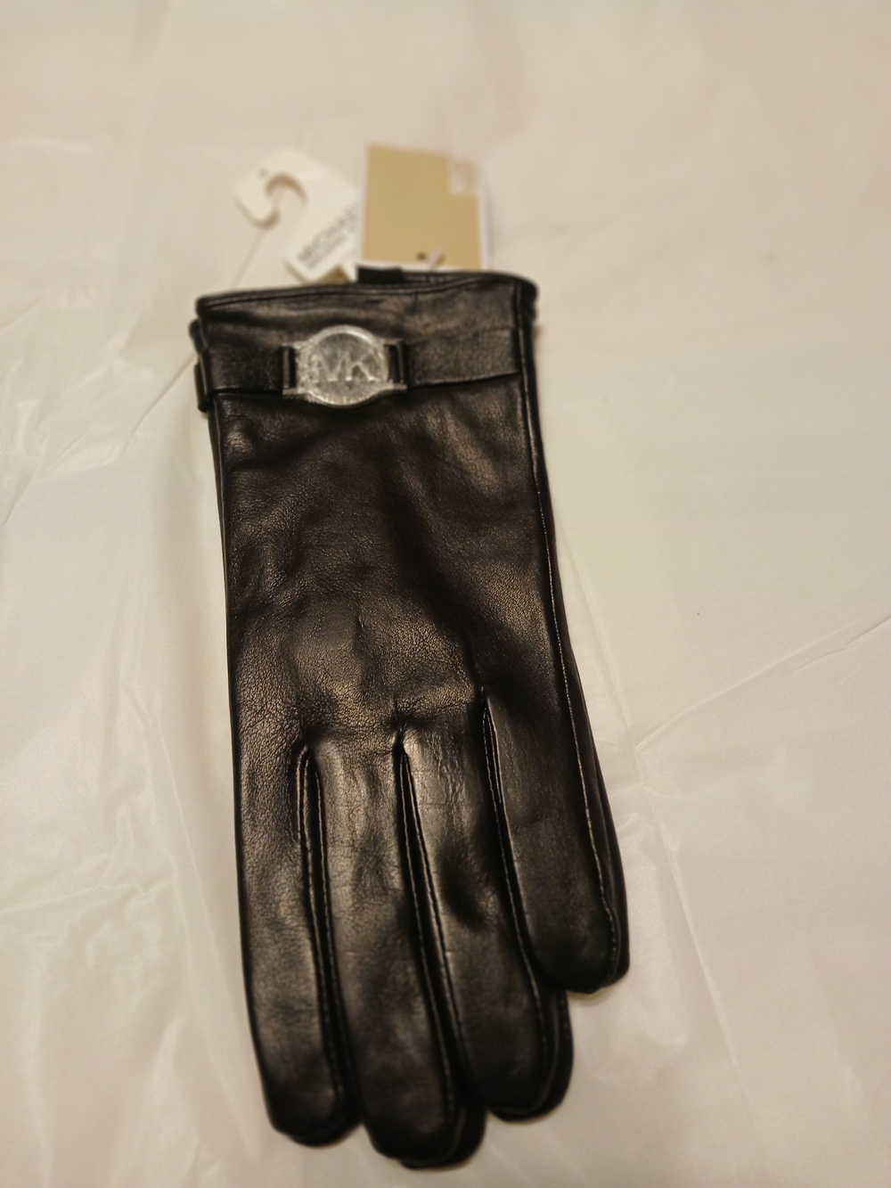 Michael Kors Black Leather Ladies Gloves